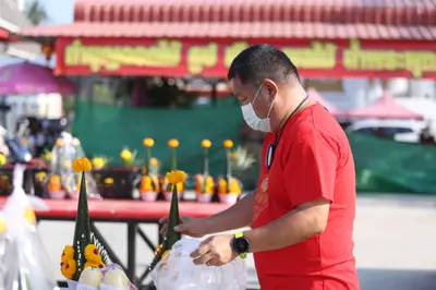 ประมวลภาพพิธีบวงสรวงใหญ่ ครั้งที่ ๓ วัดจุฬามณี ปี ๒๕๖๕