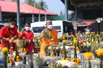 ประมวลภาพพิธีบวงสรวงใหญ่ ครั้งที่ ๓ วัดจุฬามณี ปี ๒๕๖๕