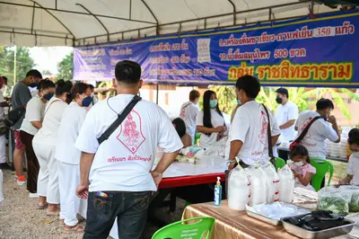 ประมวลภาพพิธีเททองหล่อพระ วัดจุฬามณี ปี ๒๕๖๕