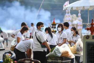 ประมวลภาพพิธีเททองหล่อพระ วัดจุฬามณี ปี ๒๕๖๕