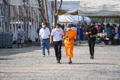 ประมวลภาพพิธีเททองหล่อพระ วัดจุฬามณี ปี ๒๕๖๕