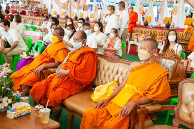 ประมวลภาพพิธีเททองหล่อพระ วัดจุฬามณี ปี ๒๕๖๕