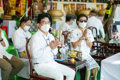 ประมวลภาพพิธีเททองหล่อพระ วัดจุฬามณี ปี ๒๕๖๕