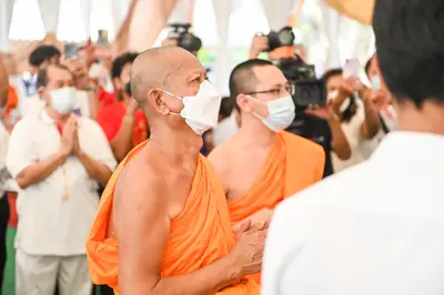 ประมวลภาพพิธีเททองหล่อพระ วัดจุฬามณี ปี ๒๕๖๕