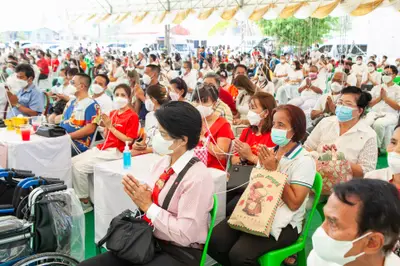 ประมวลภาพพิธีเททองหล่อพระ วัดจุฬามณี ปี ๒๕๖๕