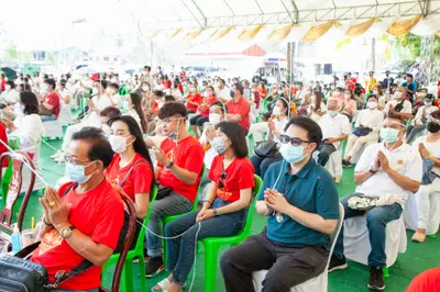 ประมวลภาพพิธีเททองหล่อพระ วัดจุฬามณี ปี ๒๕๖๕