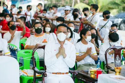 ประมวลภาพพิธีเททองหล่อพระ วัดจุฬามณี ปี ๒๕๖๕