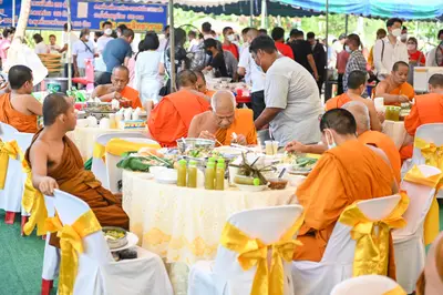 ประมวลภาพพิธีเททองหล่อพระ วัดจุฬามณี ปี ๒๕๖๕