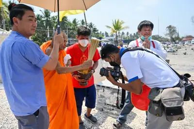 ประมวลภาพพิธีเททองหล่อพระ วัดจุฬามณี ปี ๒๕๖๕