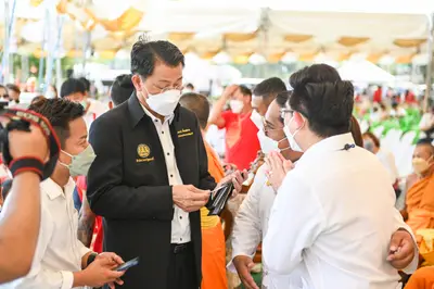 ประมวลภาพพิธีเททองหล่อพระ วัดจุฬามณี ปี ๒๕๖๕
