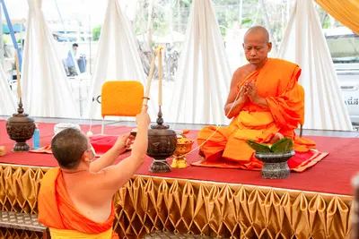 ประมวลภาพพิธีเททองหล่อพระ วัดจุฬามณี ปี ๒๕๖๕