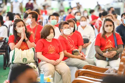 ประมวลภาพพิธีเททองหล่อพระ วัดจุฬามณี ปี ๒๕๖๕