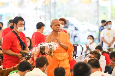 ประมวลภาพพิธีเททองหล่อพระ วัดจุฬามณี ปี ๒๕๖๕