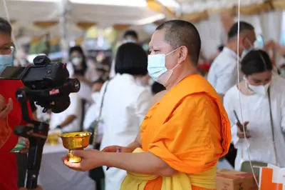 ประมวลภาพพิธีเททองหล่อพระ วัดจุฬามณี ปี ๒๕๖๕