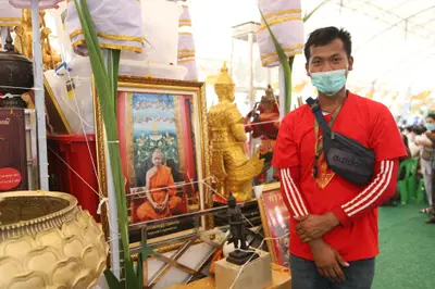 ประมวลภาพพิธีเททองหล่อพระ วัดจุฬามณี ปี ๒๕๖๕