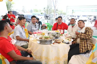 ประมวลภาพพิธีเททองหล่อพระ วัดจุฬามณี ปี ๒๕๖๕