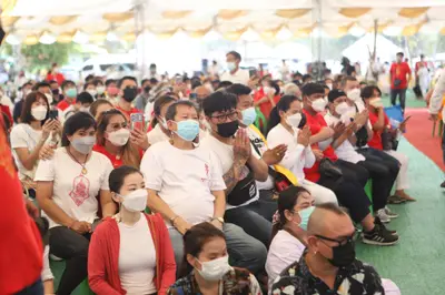 ประมวลภาพพิธีเททองหล่อพระ วัดจุฬามณี ปี ๒๕๖๕