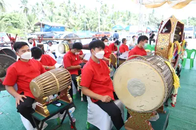 ประมวลภาพพิธีเททองหล่อพระ วัดจุฬามณี ปี ๒๕๖๕