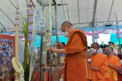 ประมวลภาพงานสมโภช ๒ ทศวรรษ เหรียญท้าวเวสสุวรรณโณ พิมพ์จำปี ๒๕๔๕ วัดจุฬามณี ปี ๒๕๖๕