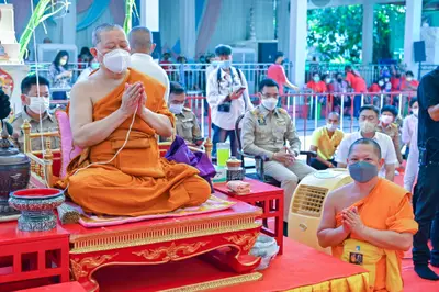 ประมวลภาพงานสมโภช ๒ ทศวรรษ เหรียญท้าวเวสสุวรรณโณ พิมพ์จำปี ๒๕๔๕ วัดจุฬามณี ปี ๒๕๖๕