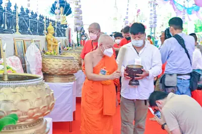 ประมวลภาพงานสมโภช ๒ ทศวรรษ เหรียญท้าวเวสสุวรรณโณ พิมพ์จำปี ๒๕๔๕ วัดจุฬามณี ปี ๒๕๖๕