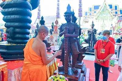 ประมวลภาพงานสมโภช ๒ ทศวรรษ เหรียญท้าวเวสสุวรรณโณ พิมพ์จำปี ๒๕๔๕ วัดจุฬามณี ปี ๒๕๖๕