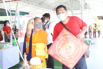 ประมวลภาพงานสมโภช ๒ ทศวรรษ เหรียญท้าวเวสสุวรรณโณ พิมพ์จำปี ๒๕๔๕ วัดจุฬามณี ปี ๒๕๖๕