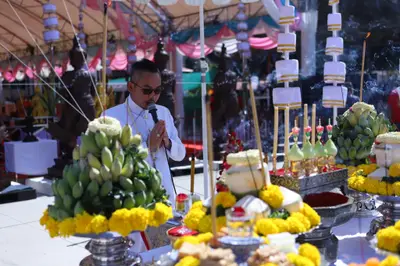 ประมวลภาพงานสมโภช ๒ ทศวรรษ เหรียญท้าวเวสสุวรรณโณ พิมพ์จำปี ๒๕๔๕ วัดจุฬามณี ปี ๒๕๖๕