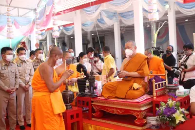 ประมวลภาพงานสมโภช ๒ ทศวรรษ เหรียญท้าวเวสสุวรรณโณ พิมพ์จำปี ๒๕๔๕ วัดจุฬามณี ปี ๒๕๖๕