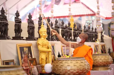 ประมวลภาพงานสมโภช ๒ ทศวรรษ เหรียญท้าวเวสสุวรรณโณ พิมพ์จำปี ๒๕๔๕ วัดจุฬามณี ปี ๒๕๖๕