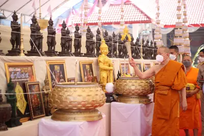 ประมวลภาพงานสมโภช ๒ ทศวรรษ เหรียญท้าวเวสสุวรรณโณ พิมพ์จำปี ๒๕๔๕ วัดจุฬามณี ปี ๒๕๖๕