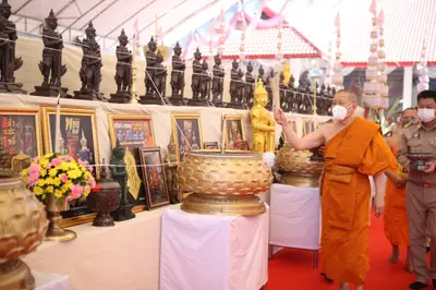 ประมวลภาพงานสมโภช ๒ ทศวรรษ เหรียญท้าวเวสสุวรรณโณ พิมพ์จำปี ๒๕๔๕ วัดจุฬามณี ปี ๒๕๖๕