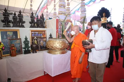 ประมวลภาพงานสมโภช ๒ ทศวรรษ เหรียญท้าวเวสสุวรรณโณ พิมพ์จำปี ๒๕๔๕ วัดจุฬามณี ปี ๒๕๖๕