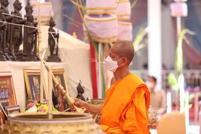 ประมวลภาพงานสมโภช ๒ ทศวรรษ เหรียญท้าวเวสสุวรรณโณ พิมพ์จำปี ๒๕๔๕ วัดจุฬามณี ปี ๒๕๖๕