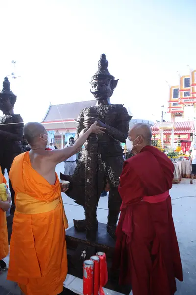 ประมวลภาพงานสมโภช ๒ ทศวรรษ เหรียญท้าวเวสสุวรรณโณ พิมพ์จำปี ๒๕๔๕ วัดจุฬามณี ปี ๒๕๖๕