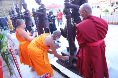 ประมวลภาพงานสมโภช ๒ ทศวรรษ เหรียญท้าวเวสสุวรรณโณ พิมพ์จำปี ๒๕๔๕ วัดจุฬามณี ปี ๒๕๖๕