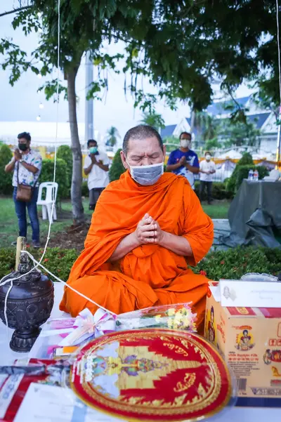 ประมวลภาพพิธีมหาพุทธาภิเษก–เทวาภิเษก รัตนมงคลศาลหลักเมือง สมุทรสงคราม ปี ๒๕๖๕