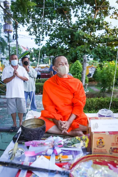 ประมวลภาพพิธีมหาพุทธาภิเษก–เทวาภิเษก รัตนมงคลศาลหลักเมือง สมุทรสงคราม ปี ๒๕๖๕