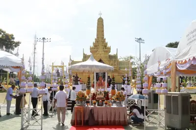 ประมวลภาพพิธีมหาพุทธาภิเษก–เทวาภิเษก รัตนมงคลศาลหลักเมือง สมุทรสงคราม ปี ๒๕๖๕
