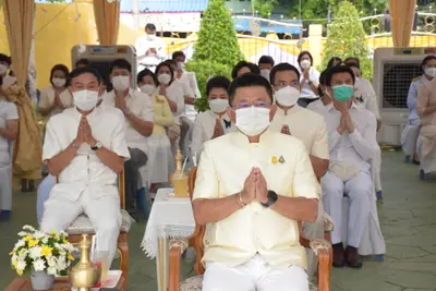 ประมวลภาพพิธีมหาพุทธาภิเษก–เทวาภิเษก รัตนมงคลศาลหลักเมือง สมุทรสงคราม ปี ๒๕๖๕
