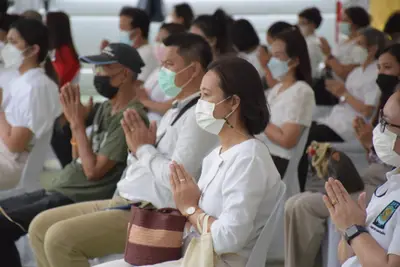 ประมวลภาพพิธีมหาพุทธาภิเษก–เทวาภิเษก รัตนมงคลศาลหลักเมือง สมุทรสงคราม ปี ๒๕๖๕