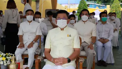 ประมวลภาพพิธีมหาพุทธาภิเษก–เทวาภิเษก รัตนมงคลศาลหลักเมือง สมุทรสงคราม ปี ๒๕๖๕