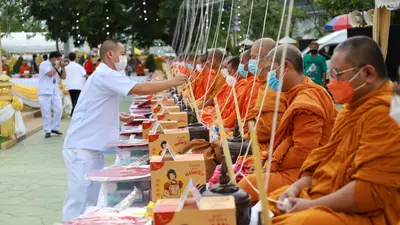 ประมวลภาพพิธีมหาพุทธาภิเษก–เทวาภิเษก รัตนมงคลศาลหลักเมือง สมุทรสงคราม ปี ๒๕๖๕