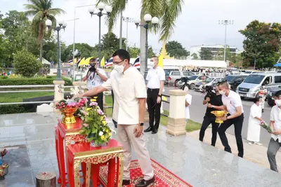 ประมวลภาพพิธีมหาพุทธาภิเษก–เทวาภิเษก รัตนมงคลศาลหลักเมือง สมุทรสงคราม ปี ๒๕๖๕