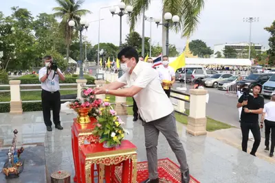 ประมวลภาพพิธีมหาพุทธาภิเษก–เทวาภิเษก รัตนมงคลศาลหลักเมือง สมุทรสงคราม ปี ๒๕๖๕