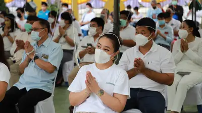 ประมวลภาพพิธีมหาพุทธาภิเษก–เทวาภิเษก รัตนมงคลศาลหลักเมือง สมุทรสงคราม ปี ๒๕๖๕