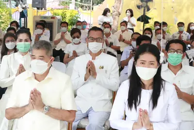 ประมวลภาพพิธีมหาพุทธาภิเษก–เทวาภิเษก รัตนมงคลศาลหลักเมือง สมุทรสงคราม ปี ๒๕๖๕