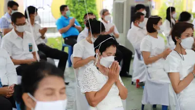 ประมวลภาพพิธีมหาพุทธาภิเษก–เทวาภิเษก รัตนมงคลศาลหลักเมือง สมุทรสงคราม ปี ๒๕๖๕