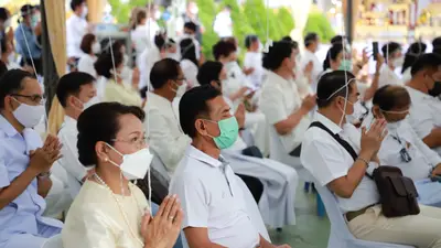ประมวลภาพพิธีมหาพุทธาภิเษก–เทวาภิเษก รัตนมงคลศาลหลักเมือง สมุทรสงคราม ปี ๒๕๖๕
