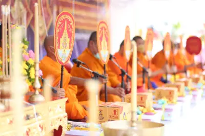 ประมวลภาพพิธีมหาพุทธาภิเษก–เทวาภิเษก รัตนมงคลศาลหลักเมือง สมุทรสงคราม ปี ๒๕๖๕